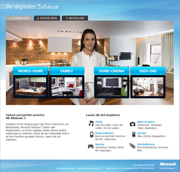 Microsoft Schweiz - Silverlight Präsentation Entwicklung und UI-Design